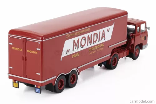 BERNARD  TDA180 TRUCK DEMENAGEMENTS MONDIA TRANSPORTS 1960 - WITHOUT CARD BOX  RED