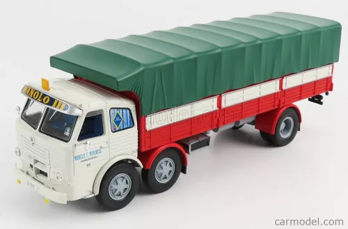 PEGASO  1063 TRUCK TELONATO 3-ASSI 1968  WHITE RED GREEN