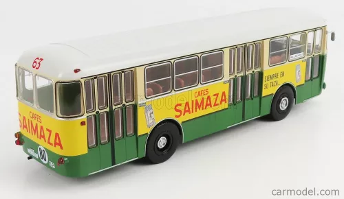 PEGASO  6021A AUTOBUS CAFES SAIMAZA 1984  GREEN WHITE YELLOW
