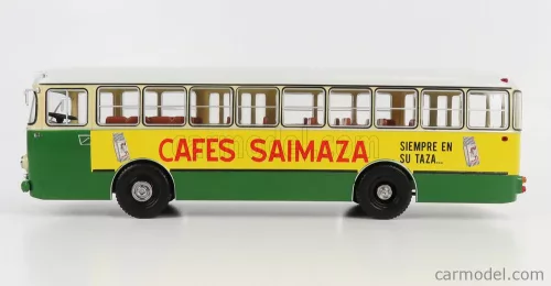 PEGASO  6021A AUTOBUS CAFES SAIMAZA 1984  GREEN WHITE YELLOW