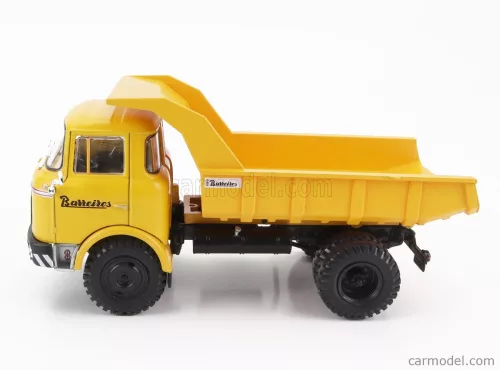 BARREIROS  PUMA TRUCK CASSONE RIBALTABILE MOVIMENTO TERRA 2-ASSI 1961  YELLOW