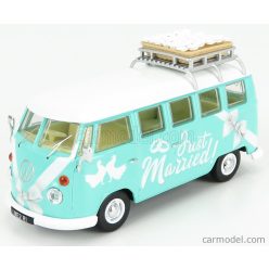 VOLKSWAGEN  T1 MINIBUS JUST MARRIED 1961  LIGHT BLUE WHITE