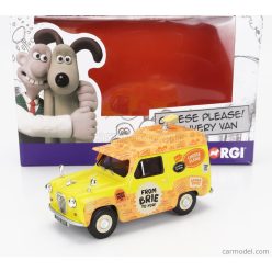   AUSTIN  DELIVERY VAN - WALLACE & GROMIT - CHEESE PLEASE ! - AARDMAN  YELLOW ORANGE