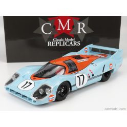   PORSCHE  917LH 4.9L TEAM JOHN WYER AUTOMOTIVE ENGINEERING LTD. N 17 24h LE MANS 1971 J.SIFFERT - D.BELL  LIGHT BLUE ORANGE