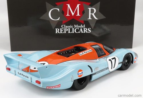 PORSCHE  917LH 4.9L TEAM JOHN WYER AUTOMOTIVE ENGINEERING LTD. N 17 24h LE MANS 1971 J.SIFFERT - D.BELL  LIGHT BLUE ORANGE