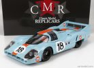 PORSCHE  917LH 4.9L TEAM JOHN WYER AUTOMOTIVE ENGINEERING LTD. N 18 24h LE MANS 1971 P.RODRIGUEZ - J.OLIVER  LIGHT BLUE ORANGE