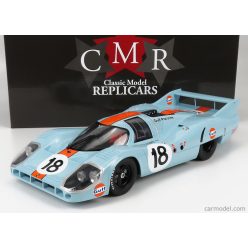   PORSCHE  917LH 4.9L TEAM JOHN WYER AUTOMOTIVE ENGINEERING LTD. N 18 24h LE MANS 1971 P.RODRIGUEZ - J.OLIVER  LIGHT BLUE ORANGE