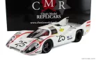 PORSCHE  917LH 4.5L TEAM PORSCHE SYSTEM ENGENEERING N 25 POLE POSITION 24h LE MANS 1970 VIC ELFORD - KURT AHRENS  WHITE RED