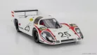 PORSCHE  917LH 4.5L TEAM PORSCHE SYSTEM ENGENEERING N 25 POLE POSITION 24h LE MANS 1970 VIC ELFORD - KURT AHRENS  WHITE RED