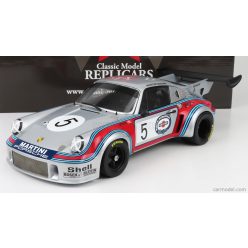   PORSCHE  911 930 CARRERA RSR TURBO 2.1L TEAM MARTINI RACING N 5 BRANDS HATCH 1974 H.MULLER - G.VAN LENNEP  SILVER RED BLUE