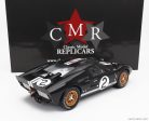 FORD USA  GT40 MKII 7.0L V8 TEAM SHELBY AMERICAN INC. N 2 WINNER 24h LE MANS 1966 B.McLAREN - C.AMON  BLACK SILVER