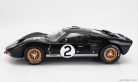 FORD USA  GT40 MKII 7.0L V8 TEAM SHELBY AMERICAN INC. N 2 WINNER 24h LE MANS 1966 B.McLAREN - C.AMON  BLACK SILVER