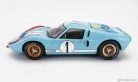 FORD USA  GT40 MKII 7.0L V8 TEAM SHELBY AMERICAN INC. N 1 2nd (BUT REALLY WINNER) 24h LE MANS 1966 K.MILES - D.HULME  LIGHT BLUE