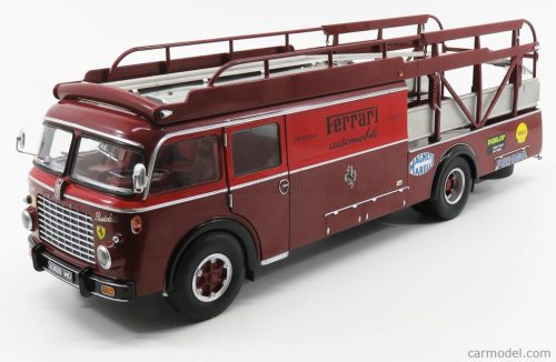 FIAT  642RN2 TRUCK BARTOLETTI F1 FERRARI CAR TRANSPORTER 1957  RED BORDEAUX
