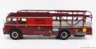 FIAT  642RN2 TRUCK BARTOLETTI F1 FERRARI CAR TRANSPORTER 1957  RED BORDEAUX