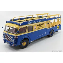   FIAT  642RN2 TRUCK BARTOLETTI MASERATI CAR TRANSPORTER 1957  BLUE YELLOW