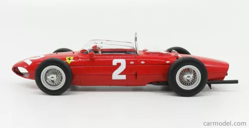 FERRARI  F1  DINO 156 SHARKNOSE N 2 WORLD CHAMPION WINNER ITALIAN MONZA GP 1961 PHIL HILL  RED