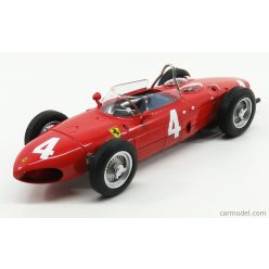   FERRARI  F1  DINO 156 SHARKNOSE N 4 WORLD CHAMPION WINNER BELGIAN GP PHIL HILL 1961  RED