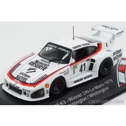   PORSCHE  935 K3 TEAM PORSCHE KREMER RACING N 41 WINNER 24h LE MANS 1979 KLAUS LUDWIG - BILL WHITTINGTON - DON WHITTINGTON  WHITE