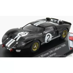   FORD USA  GT40 MKII 7.0L V8 TEAM SHELBY AMERICAN INC. N 2 WINNER 24h LE MANS 1966 B.McLAREN - C.AMON