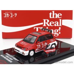   HONDA  CITY TURBO II COCA-COLA THE REAL THING 1981 WITH MOTOCOMPO - MOTORCYCLE  RED WHITE