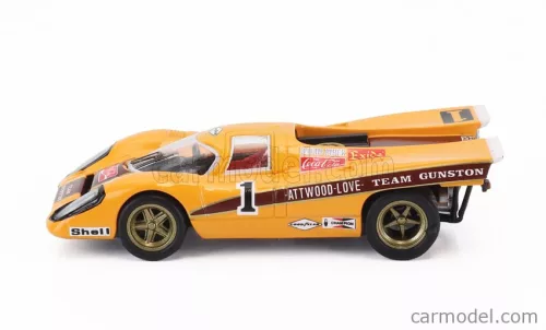 PORSCHE  917K TEAM GUNSTON COCA-COLA N 1 9h KYALAMI 1970 RICHARD ATTWOOD - JOHN LOVE  ORANGE