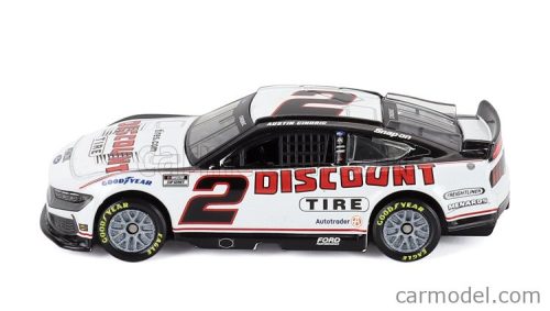 FORD USA  MUSTANG TEAM PENSKE N 2 NASCAR CUP SERIES 2025 AUSTIN CINDRIC  WHITE