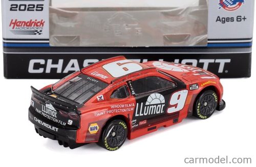 CHEVROLET  CAMARO TEAM HENDRICK MOTORSPORTS N 9 NASCAR CUP SERIES 2025 CHASE ELLIOTT  ORANGE BLACK