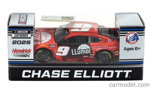 CHEVROLET  CAMARO TEAM HENDRICK MOTORSPORTS N 9 NASCAR CUP SERIES 2025 CHASE ELLIOTT  ORANGE BLACK