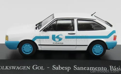 VOLKSWAGEN  GOL SABESP SANEAMENTO BASICO 1980  WHITE LIGHT BLUE