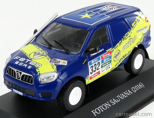 FOTON  SAUVANA N 332 RALLY DAKAR 2016 R.M.PAZZOLI  BLUE YELLOW