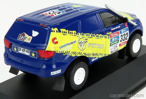 FOTON  SAUVANA N 332 RALLY DAKAR 2016 R.M.PAZZOLI  BLUE YELLOW