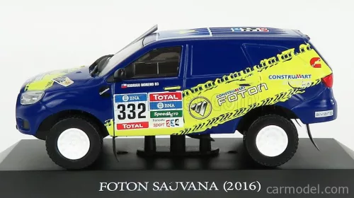 FOTON  SAUVANA N 332 RALLY DAKAR 2016 R.M.PAZZOLI  BLUE YELLOW