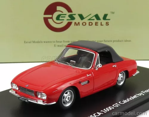 OSCA  1600GT FISSORE CABRIOLET CLOSED 1963  RED