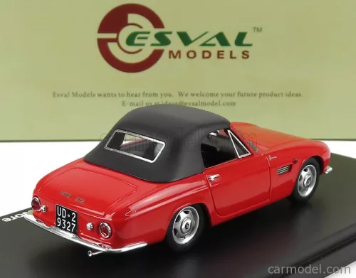 OSCA  1600GT FISSORE CABRIOLET CLOSED 1963  RED