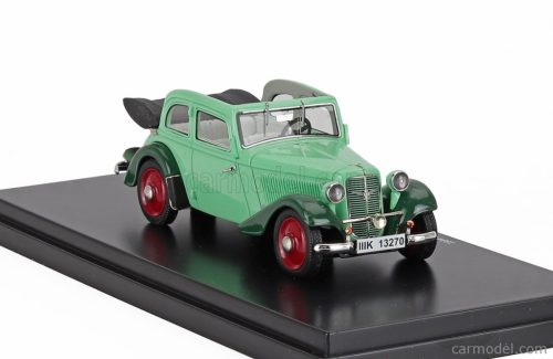 ADLER  TRUMPF JUNIOR 2-DOOR CABRIOLET OPEN 1934  2 TONE GREEN RED