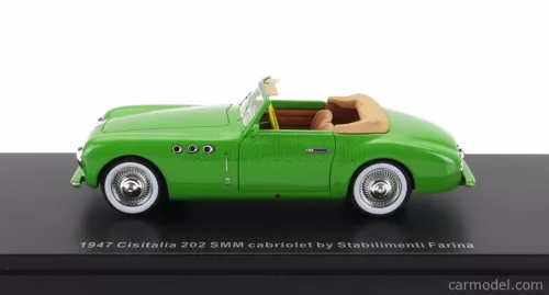 CISITALIA  202 SC STABILIMENTI FARINA CABRIOLET OPEN 1947  GREEN