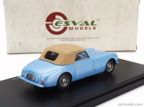 CISITALIA  202 SC STABILIMENTI FARINA CABRIOLET CLOSED 1947  LIGHT BLUE CREAM