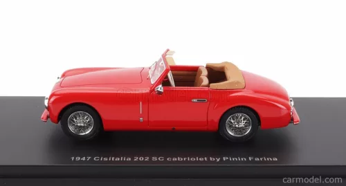 CISITALIA  202 SC STABILIMENTI FARINA CABRIOLET OPEN 1947  RED