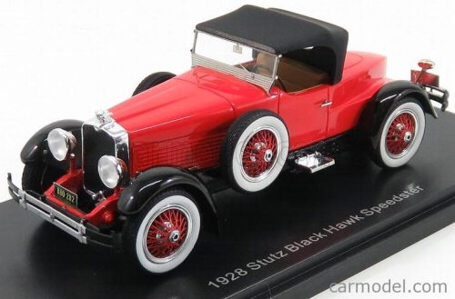 STUTZ  BLACK HAWK SPEEDSTER CLOSED 1928  RED BLACK