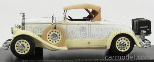 PIERCE ARROW  MODEL B ROADSTER CLOSED 1930  BEIGE WHITE