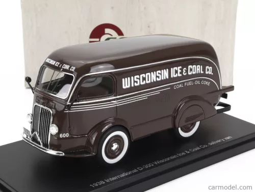INTERNATIONAL  D-300 N 600 VAN WISCONSIN ICE & COAL CO- 1938 - COAL FUEL - OIL COKE  BROWN