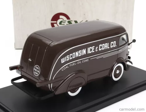 INTERNATIONAL  D-300 N 600 VAN WISCONSIN ICE & COAL CO- 1938 - COAL FUEL - OIL COKE  BROWN