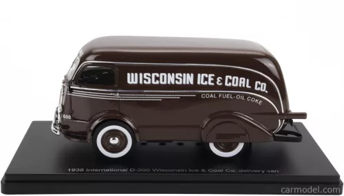 INTERNATIONAL  D-300 N 600 VAN WISCONSIN ICE & COAL CO- 1938 - COAL FUEL - OIL COKE  BROWN
