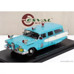 EDSEL  VILLAGER POLICE 1958  LIGHT BLUE WHITE