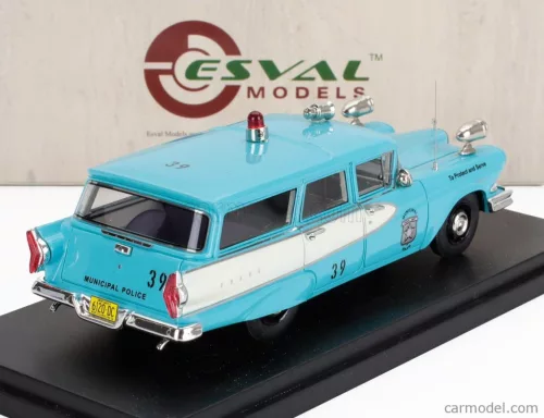 EDSEL  VILLAGER POLICE 1958  LIGHT BLUE WHITE
