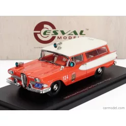 EDSEL  ROUNDUP SW STATION WAGON POLICE 1958  RED WHITE