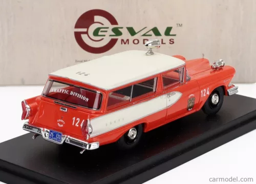 EDSEL  ROUNDUP SW STATION WAGON POLICE 1958  RED WHITE