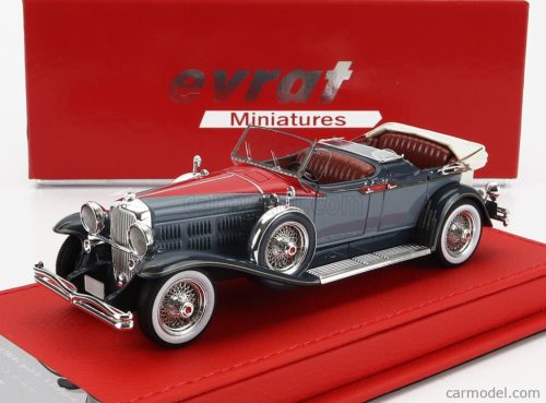 DUESENBERG  J-318 LE BARON PHAETON sn2323 CABRIOLET OPEN 1934  GREY RED