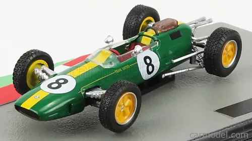 LOTUS  F1  25 N 8 JIM CLARK SEASON 1963 WORLD CHAMPION  GREEN YELLOW